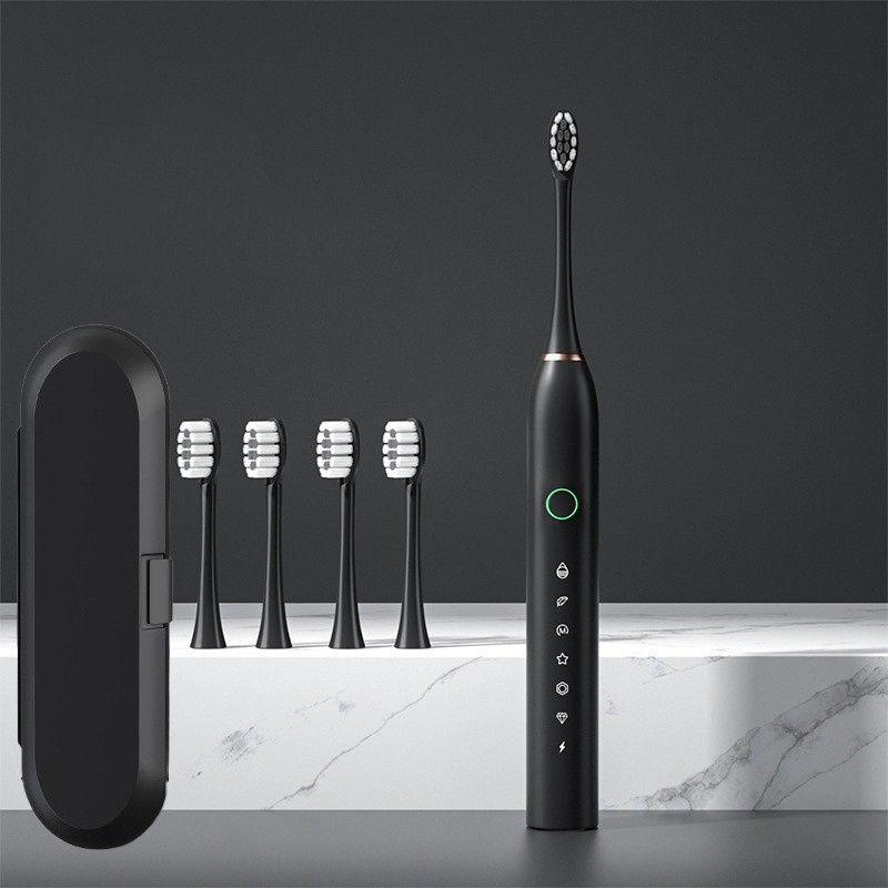 B-1 Black with 4 brush heads + travel case