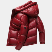 Men's windproof winter buffer jacket | Hood-5