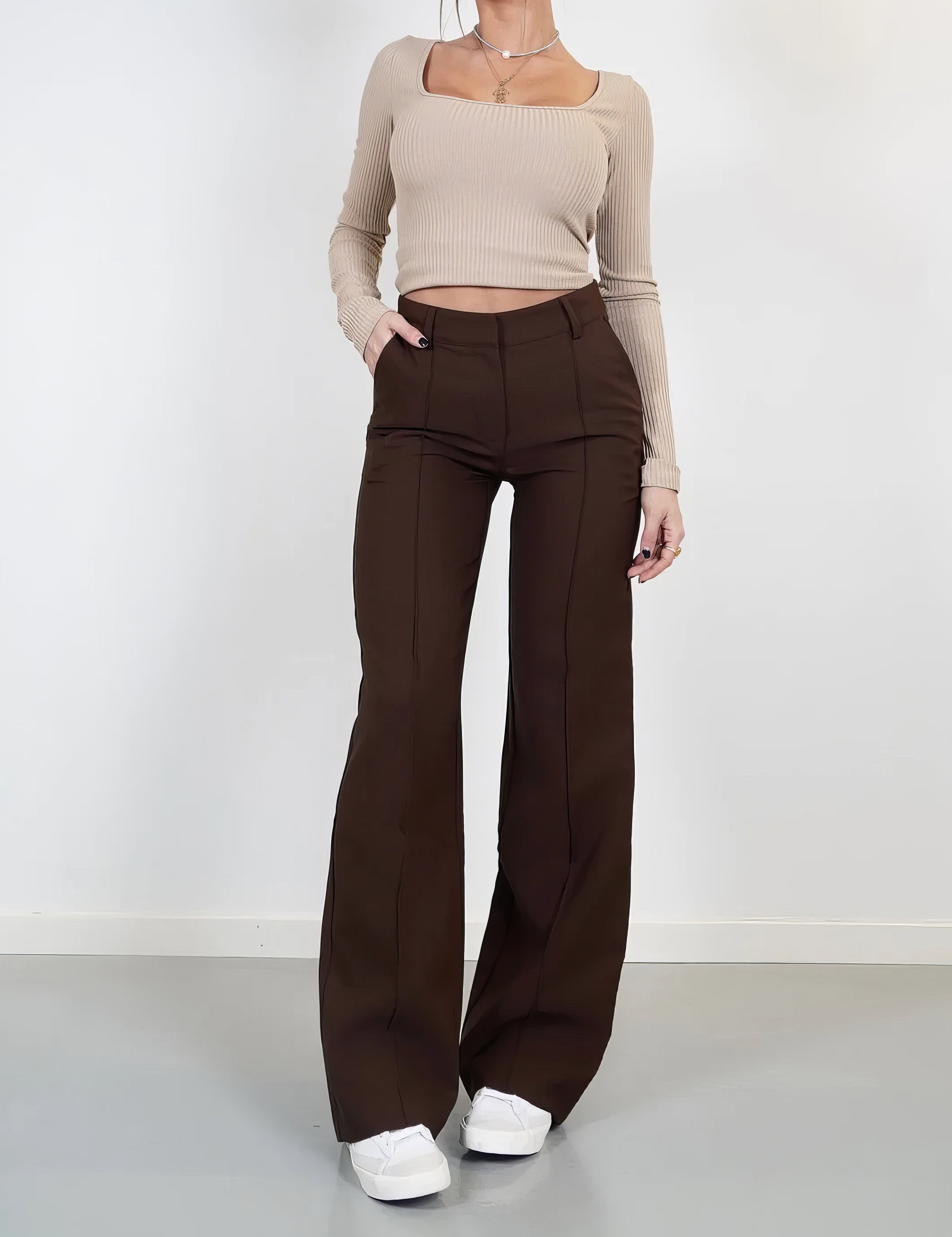 AMY | Wide Chic Trousers Women