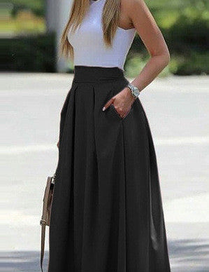ALICE | Elegant High-waisted Pleated Skirt