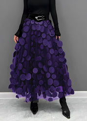 LAURA | Black Polka Dot Skirt