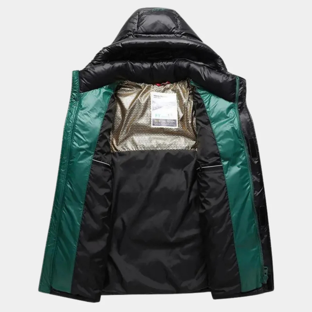 Men's windproof winter buffer jacket | Hood-2