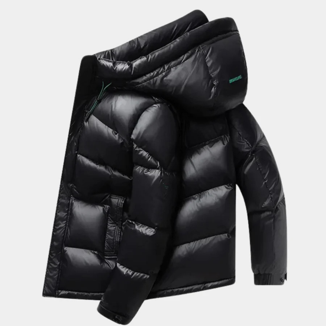 Men's windproof winter buffer jacket | Hood-4