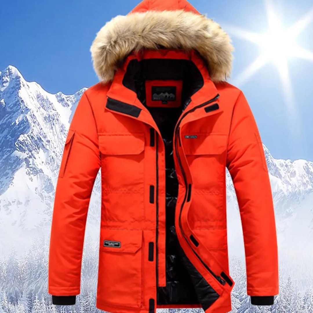 Berndia | Men's stylish winter parka jacket | Warmth-3