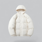 Unisex buffer short hood jacket | zipper-2