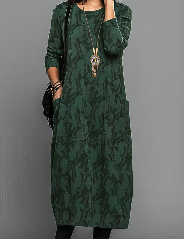 LEAH | Elegant Winter Dress Pockets