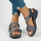Amelia | Women's Elastic Strap Adjustable Comfort Sandals Lightweight Cushioned Sole 0