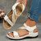 Amelia | Women's Elastic Strap Adjustable Comfort Sandals Lightweight Cushioned Sole 4