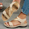 Amelia | Women's Elastic Strap Adjustable Comfort Sandals Lightweight Cushioned Sole 7