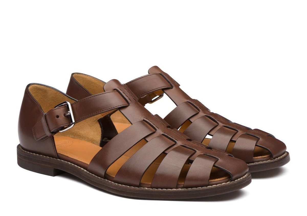 Aria | Women's Genuine Leather Gladiator Comfort Sandals Adjustable Buckle Flat 3
