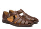 Aria | Women's Genuine Leather Gladiator Comfort Sandals Adjustable Buckle Flat 3