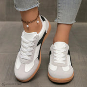 Camila | Women's Retro Lace-Up Comfort Sneakers Cushioned Court Shoes 1