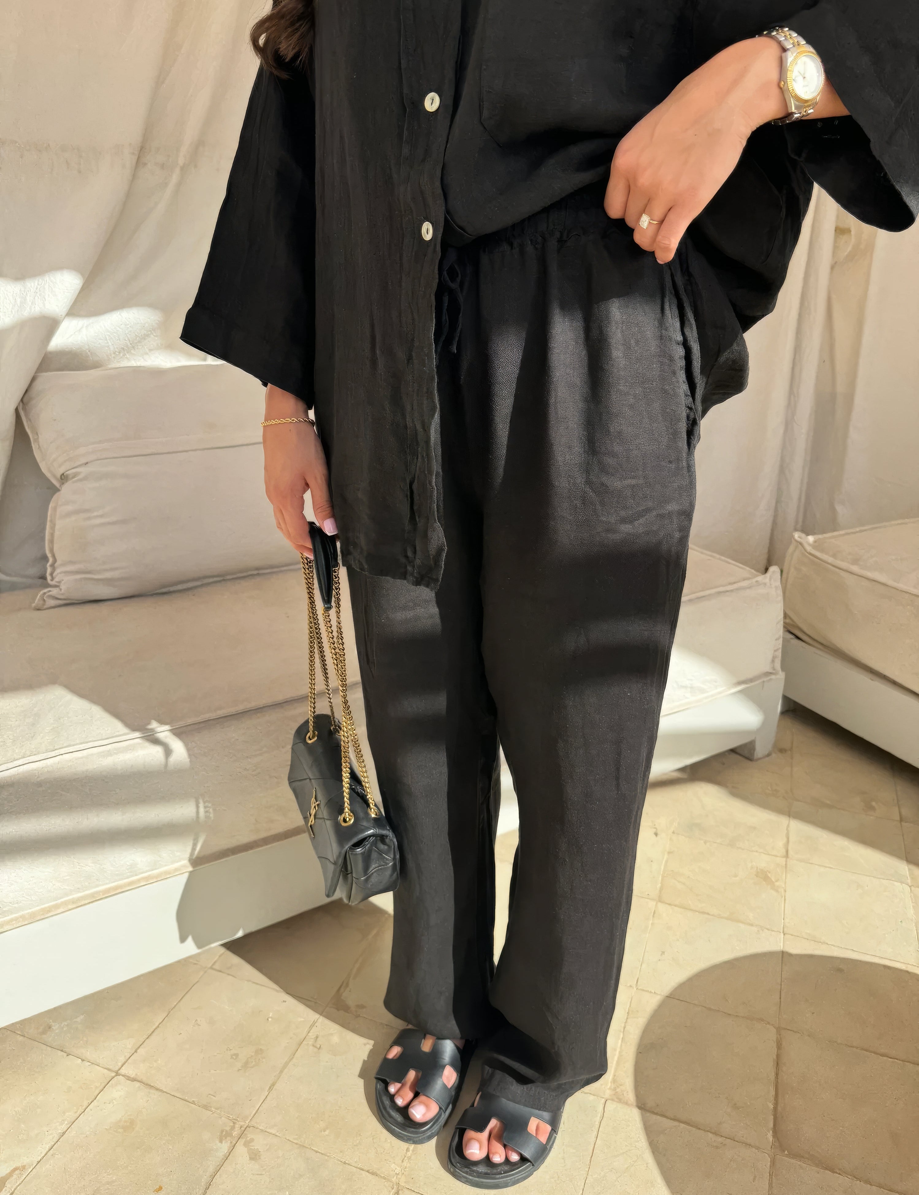 Charlotte Reid | Linen Two-Piece Set For Women 6