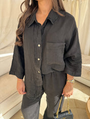 Charlotte Reid | Linen Two-Piece Set For Women 7