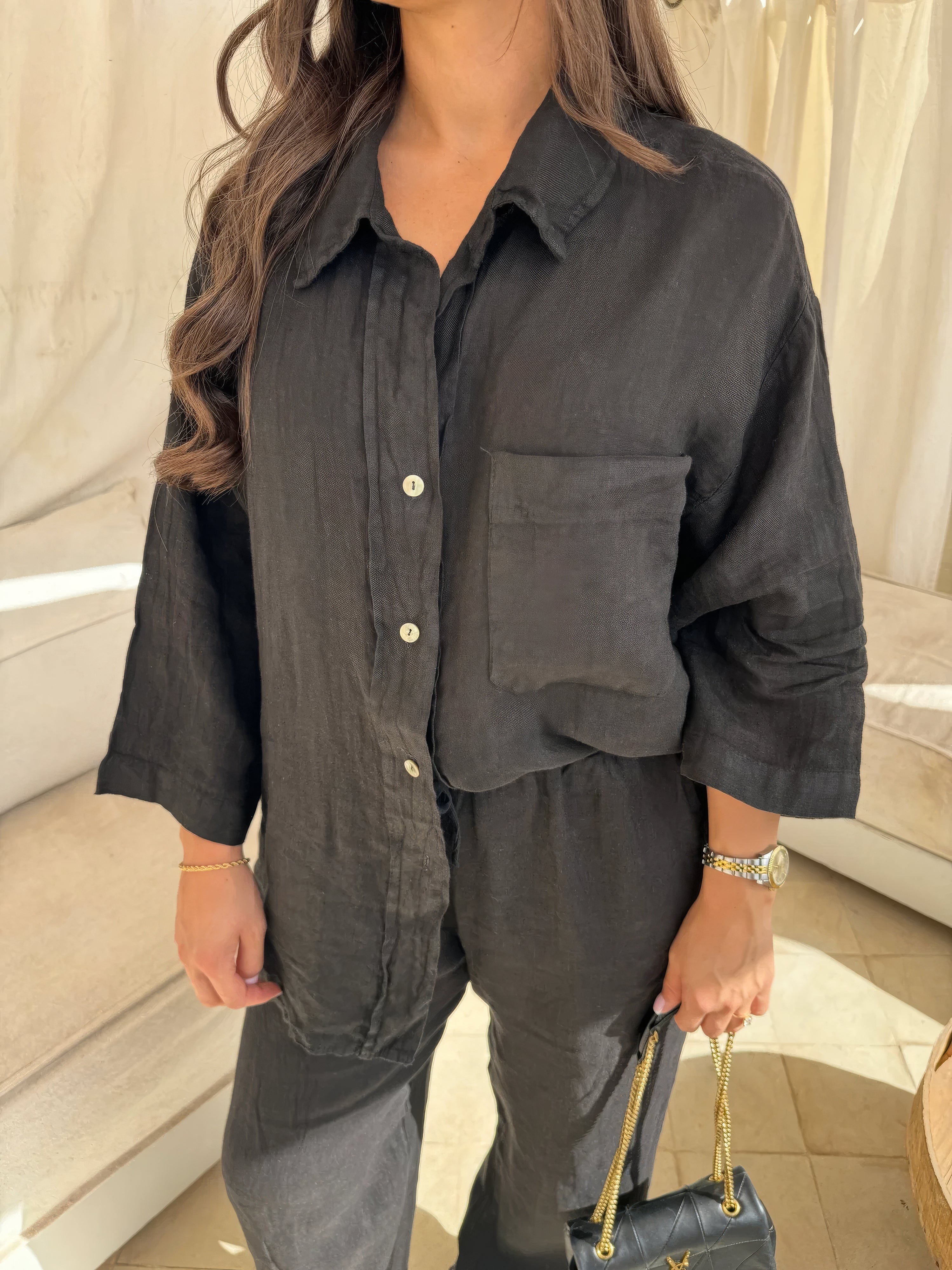 Charlotte Reid | Linen Two-Piece Set For Women 7