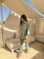 Charlotte Reid | Linen Two-Piece Set For Women 8