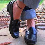 Charlotte | Women's Comfort Slip-On Flat Penny Loafers PU Leather 1