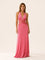 Charlotte | Women's Deep-Plunge Halter-Neck Lace-Waist Backless Maxi Dress 6