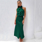 Doris | Damen Schickes Neckholder Abendkleid 11
