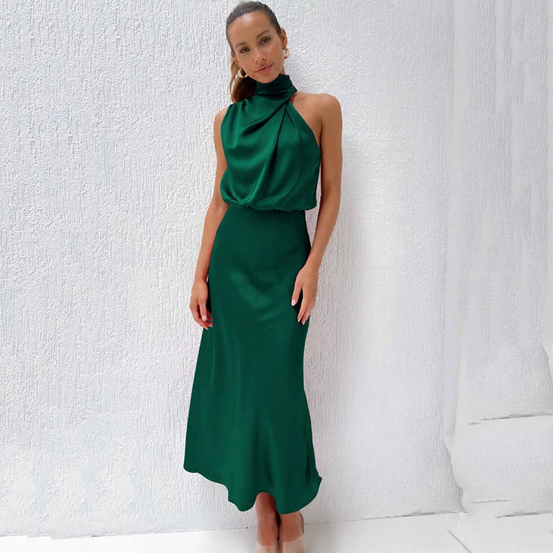 Doris | Damen Schickes Neckholder Abendkleid 11