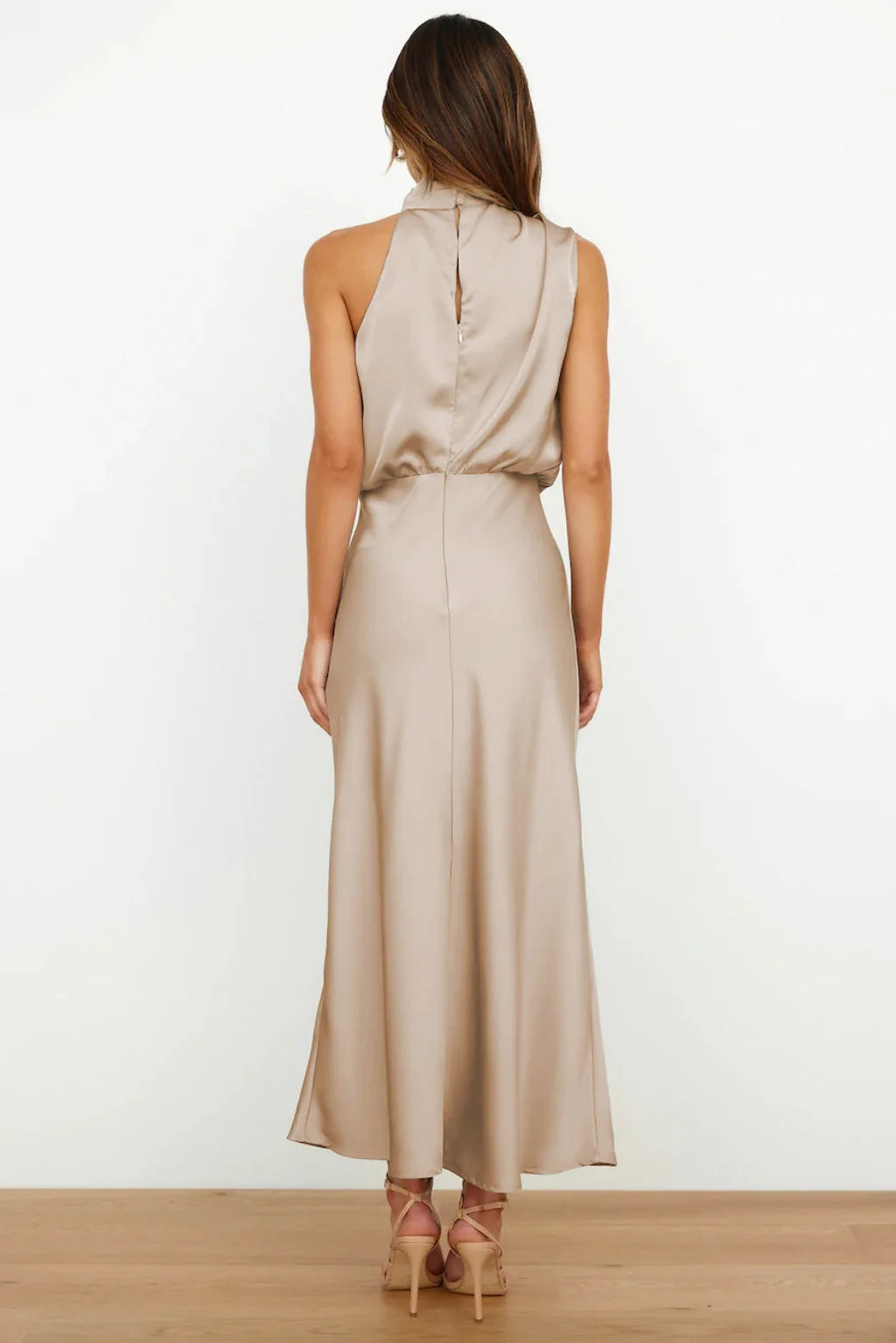 Doris | Damen Schickes Neckholder Abendkleid 4