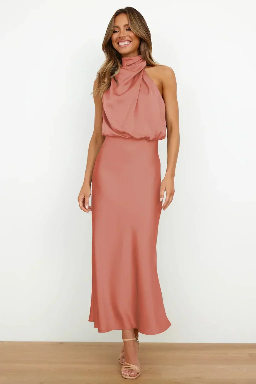 Doris | Damen Schickes Neckholder Abendkleid 6