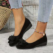 Eleanor | Women's Orthopedic Bow-Detail Slip-On Flat Shoes 3