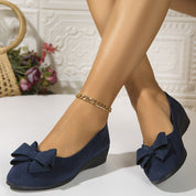 Eleanor | Women's Orthopedic Bow-Detail Slip-On Flat Shoes 4