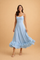 Elegant Boho Women's Summer Dress Vintage Style Feminine Fit Lightweight 3