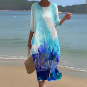 Elegant Floral Print Dress for Women Summer Timeless Sophistication 10