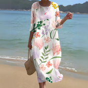 Elegant Floral Print Dress for Women Summer Timeless Sophistication 2