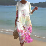 Elegant Floral Print Dress for Women Summer Timeless Sophistication 4
