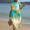 Elegant Floral Print Dress for Women Summer Timeless Sophistication 9