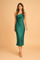 Elegant One-Shoulder Maxi Dress for Women with Open Back Detail 2