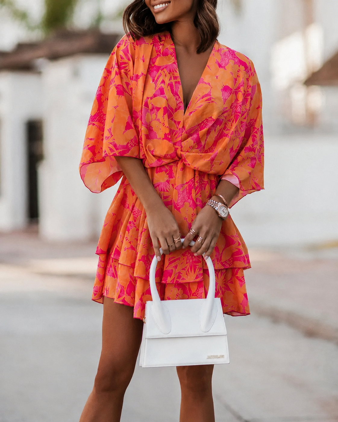 Elegant Summer Dress for Women - Flattering White Dress for Formal and Casual Occasions 0