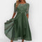 Elegant Women's A-Line Midi Dress - Stylish Summer Cocktail Dress for Evening Parties 1