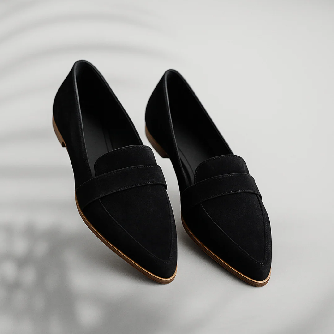 Elegant Women's Loafers - Black or Brown Leather Options, Timeless Style and Comfort for Any Occasion 0