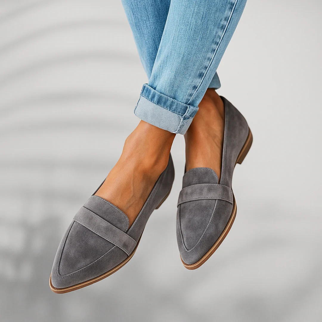 Elegant Women's Loafers - Black or Brown Leather Options, Timeless Style and Comfort for Any Occasion 5