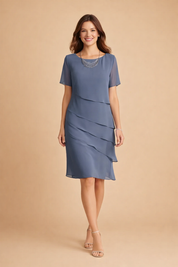 Elegant Women's Maxi Dress - Relaxed Fit Summer Dress for Formal and Casual Occasions 1
