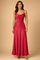 Elegant Women's Maxi Dress - Sustainable Summer Dresses with V-Neck and High Waist Fit 8
