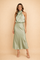 Elegant Women's Midi Dress - One-Shoulder Cocktail Dress for Formal Events and Special Occasions 2