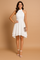 Elegant Women's Summer Cocktail Dress with Flared Hem and High Neck for Formal Events 4