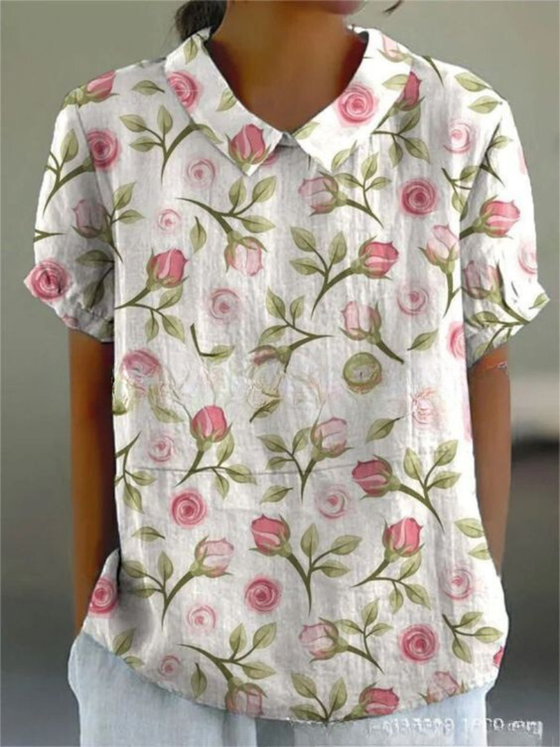 Pink with Floral Print