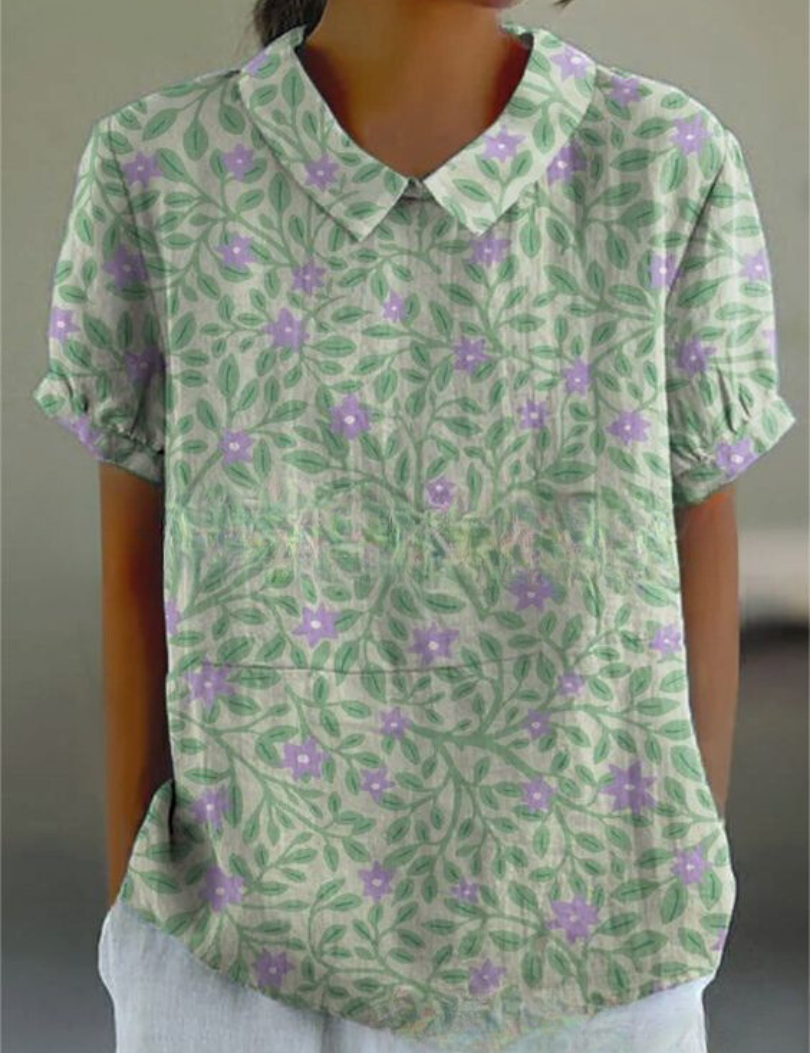 FLORA | Floral Shirt with flowers