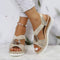 Grace | Women's Orthopedic Comfort Sandals Adjustable Espadrille Wedge 0