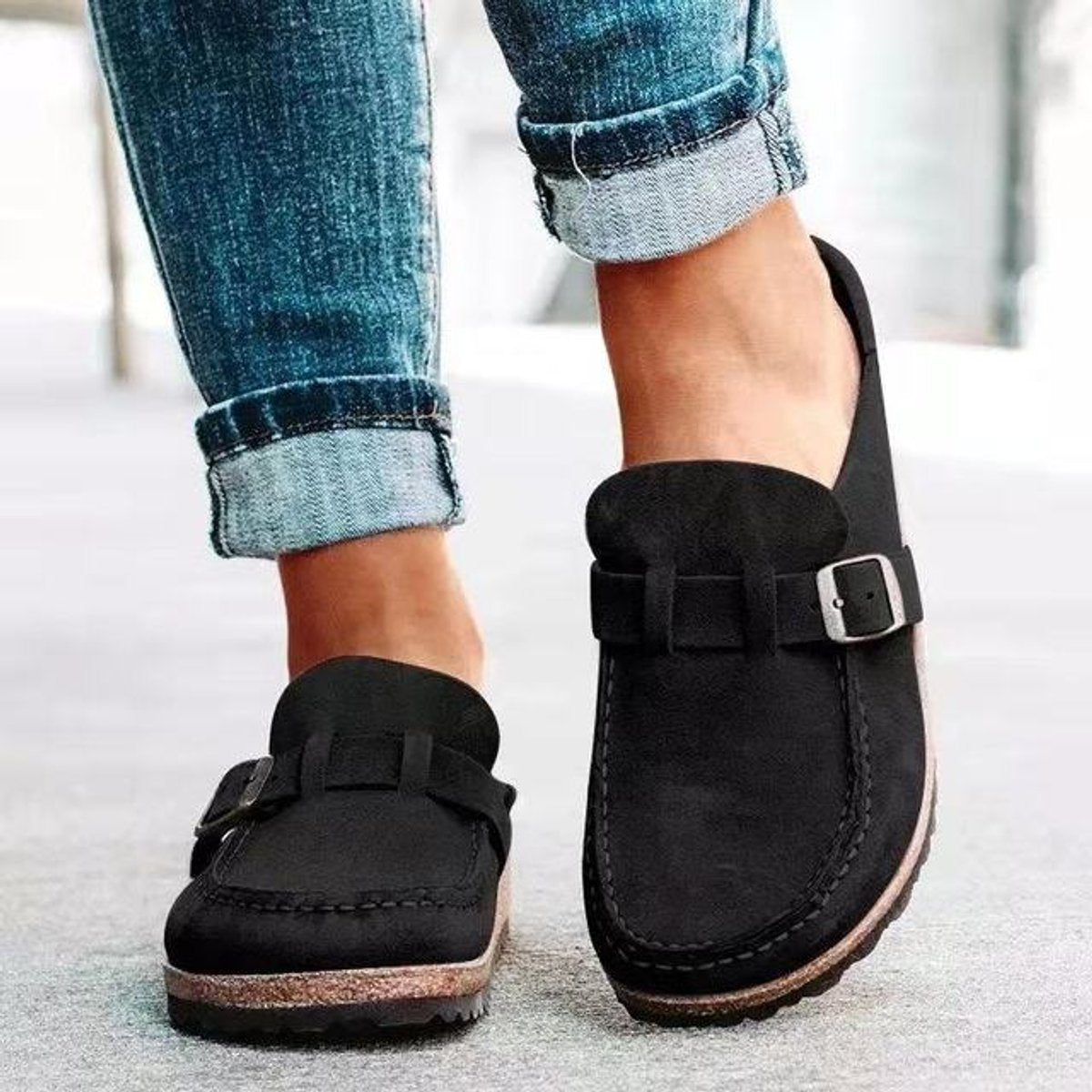 Grace | Women's Orthopedic Cushioned Slip-On Suede Comfort Loafers 2
