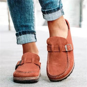 Grace | Women's Orthopedic Cushioned Slip-On Suede Comfort Loafers 5