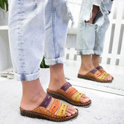 Sophia | Comfortable Supportive Tricolor Sandals for Women