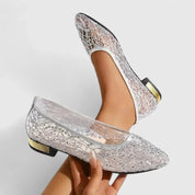 Harper | Women's Orthopedic Lace Mesh Pointed-Toe Flats 0