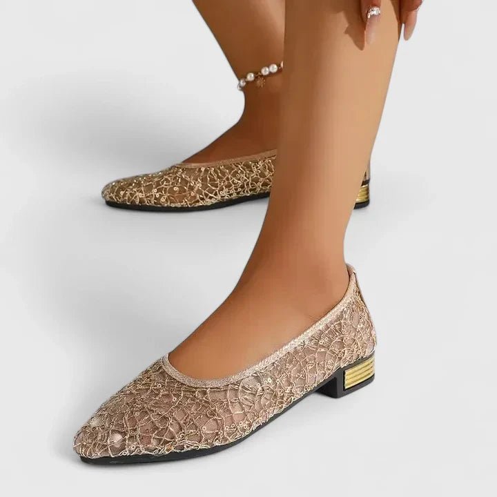 Harper | Women's Orthopedic Lace Mesh Pointed-Toe Flats 2